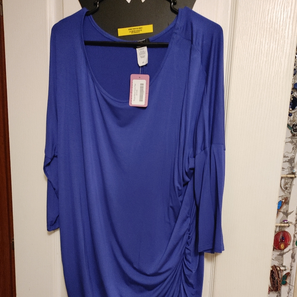 Royal blue Tunic Top